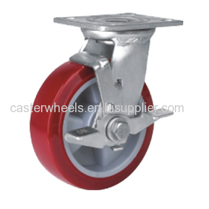 Heavy Duty Caster With Side Brake