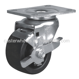 Machine Caster With Side Brake