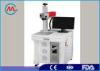 Unique 20w Fiber Laser Marking Machine Air Cooling With Rotary Attachment