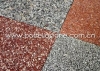 Color resin bound pebble