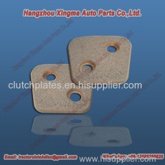 High Friction Properties Bronze Base Clutch Buttons