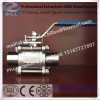 Stainless Steel Welded 3 piece Ball Valve with lock