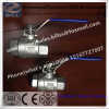 Stainless Steel SS304 2 piece Ball Valve with lock