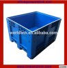 Logistic Pallet Plastic Box with Wheels Solid Bulk Bin