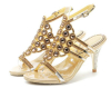 Open toe ladies high heel rhinestone sandals