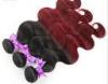 Wine Red Hair Ombre Human Hair Extensions 12'' - 30'' Body Wave