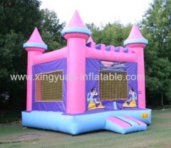 Pink Princess Inflatable Jumping Castle For Sale
