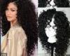 Brazilian Curly Human Hair Wigs Full Lace For Black WomenWith Baby Hair