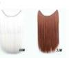 Tangle Free Natural Synthetic Colored Hair Extensions Clip In with 16&quot;
