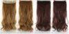 Girls 24 Inch Synthetic Hair Extensions Natural Curly Human Hair Ponytail