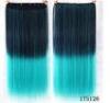 No Shedding Synthetic Hair Weave Extensions Machine Made 100 Gram Coloured