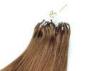 Chocolate Color Micro Ring Hair Extensions Tangle Free Full Ending Great Length