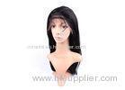 Unprocessed Silky Straight Human Hair Full Lace Wigs Piano Color