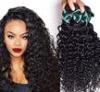 8A Natural Wave Brazilian Curly Hair Extensions Without Synthetic Hair
