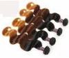 Unprocessed Peruvian Multi Color Hair Extensions Clips Full Ends Double Drawn