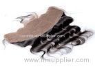 7A Grade Swiss Lace Front Weave Closure Human Hair Medium Brown