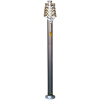 9m portable lockable Pneumatic Telescopic Mast 30kg payloads