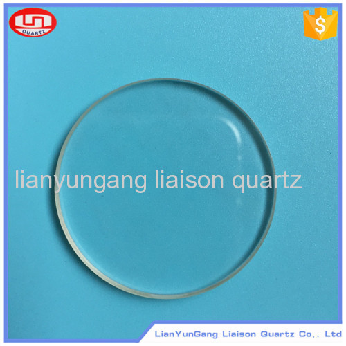 synthetic fused quartz glass plate for high temperature applications