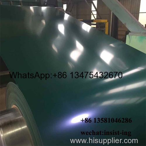 Ral 6005 green color coated ppgi galvanized steel coil manufacture