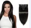 Natural Black 100% European Silky Straight Human Hair 24 Inch Hair Extensions