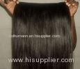 Jet Black Virgin Cambodian Hair Extensions Micro Weft Silk Straight