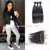 No Chemical Unprocessed Human Hair Bundles / Silky Straight Remy Hair