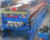 50Hz Metal Deck Roll Forming Machine Color Steel / Galvanized Steel 15kw Motor