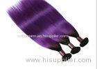 Peruvian Purple Ombre Human Hair Bundles 100% Pure Virgin Hair Extensions