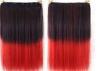 High Temperature Fiber Red Synthetic Hair Extension 8 Inch - 40 Inch