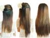 14&quot;-28&quot; Long Lasting Synthetic Hair Extensions Weft Soft Tangle Shed Free