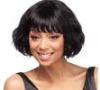 7A Black Deep Wave Natural Human Hair Wigs No Shedding No Tangle
