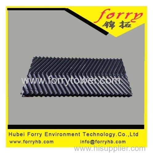 610*1220mm Black PVC Infill for cooling Tower