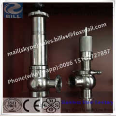 Stainless Steel Sanitary safety pressure relief valve