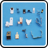 High quality different kinds of metal battery spring clips