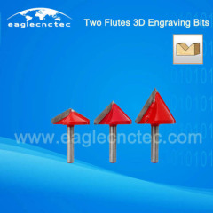 3D Engraving V Groove Router Bits