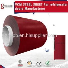 PVC laminated steel sheet for refrigerator parts panel&side panel