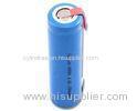 Blue Heat Shrink Tube Li - Ion 18650 Battery Pack with Tab / Cylindrical