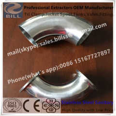 Sanitary Stainless Steel 90degree clamp welded Bend