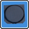 Customized metal square Speaker Mesh with dark chrome