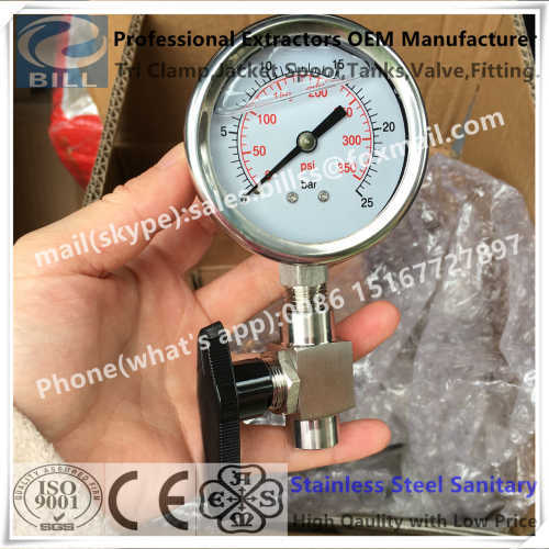 Stainless Steel pressure instrument with 1/4inch threaded female connection
