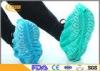 Blue / Green Disposable Waterproof Shoe Covers PP Non Woven Material