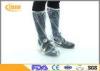 Transparent Disposable Shoe Covers With Elastic Cuff For Boot Slip Resistant
