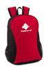 Travel Red Large Outdoor Sports Backpacks For Boys Polyester SGS Certificate