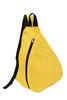 Sport Single Strap Triangle Sling Backpack Sling Gym Bag Yellow Eco Friendly