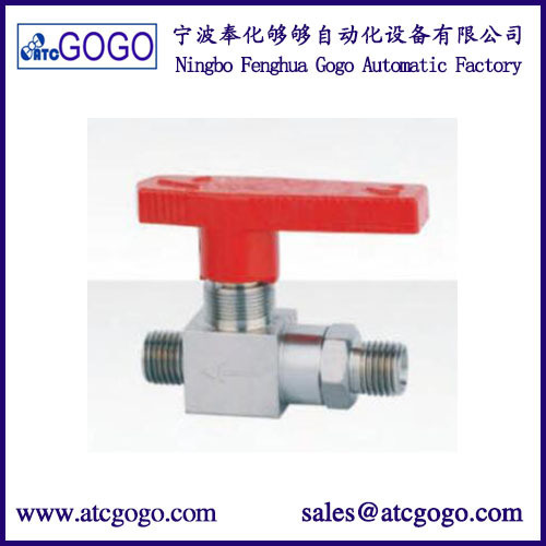 2 npt solid modulating high pressure ball valve 100 to 420bar carbon stainless steel brass DN 12mm