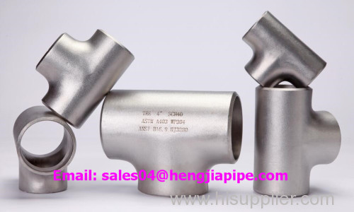 ANSI B16.9 ASTM A403 WP304 equal tee pipe fittings
