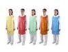 Colorful Round Neck Disposable Plastic Aprons For Hospital / Restaurant / Kitchen