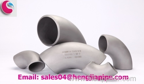 stainless steel 1.4301 DIN short radius elbow