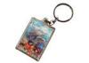 3D Animal Card Keyrings Lenticular Printing Services For Kids Gift