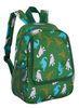Cute Green Kids School Backpacks For Teenage Girls Portable 300D Polyester